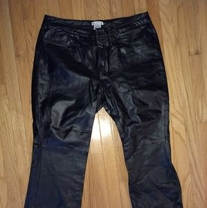 Leather pants